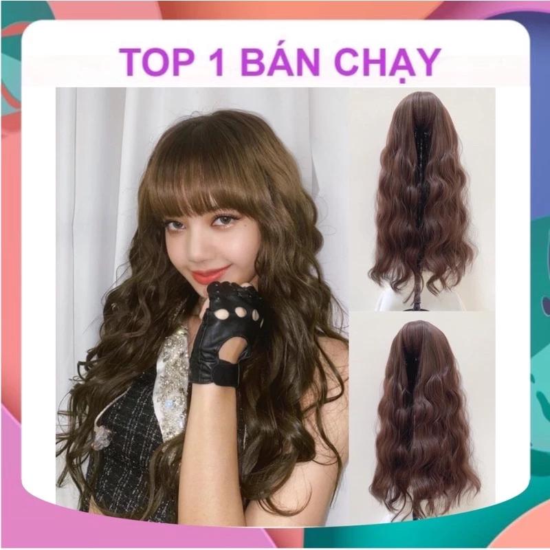 TÓC LISA (BLACKPINK) SÓNG DÀI TẶNG KÈM BỘ PHỤ KIỆN DUY NHẤT 1 BỘ
