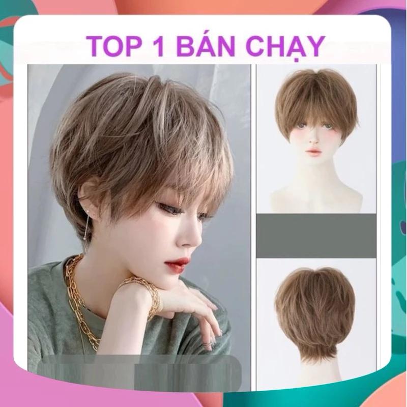 [TOP BÁN CHẠY] [ẢNH THẬT + VIDEO] TÓC TÉM TOMBOY CÁ TÍNH TẶNG LƯỚI TRÙM