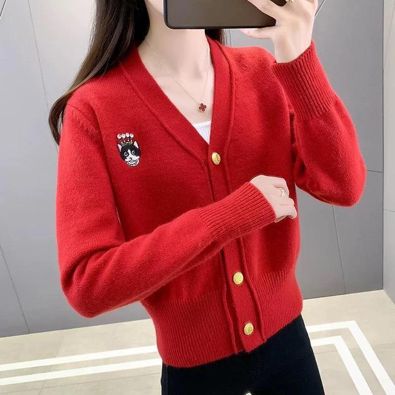 [Top bán chạy] Áo cardigan len nữ có cúc kim loại form rộng dài tay chất dày dặn phong cách Hàn Quốc