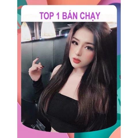 [TOP BÁN CHẠY] KẸP TÓC GIẢ CHỮ U NỬA ĐẦU DÀI 45-50CM CỤP NHẸ DỊU DÀNG LƯỚI HOA CO DÃN