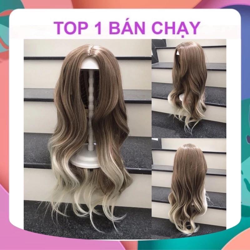 [TOP BÁN CHẠY] TÓC BỘ NHUỘM PHA NÂU TÂY, BẠCH KIM CÓ DA ĐẦU