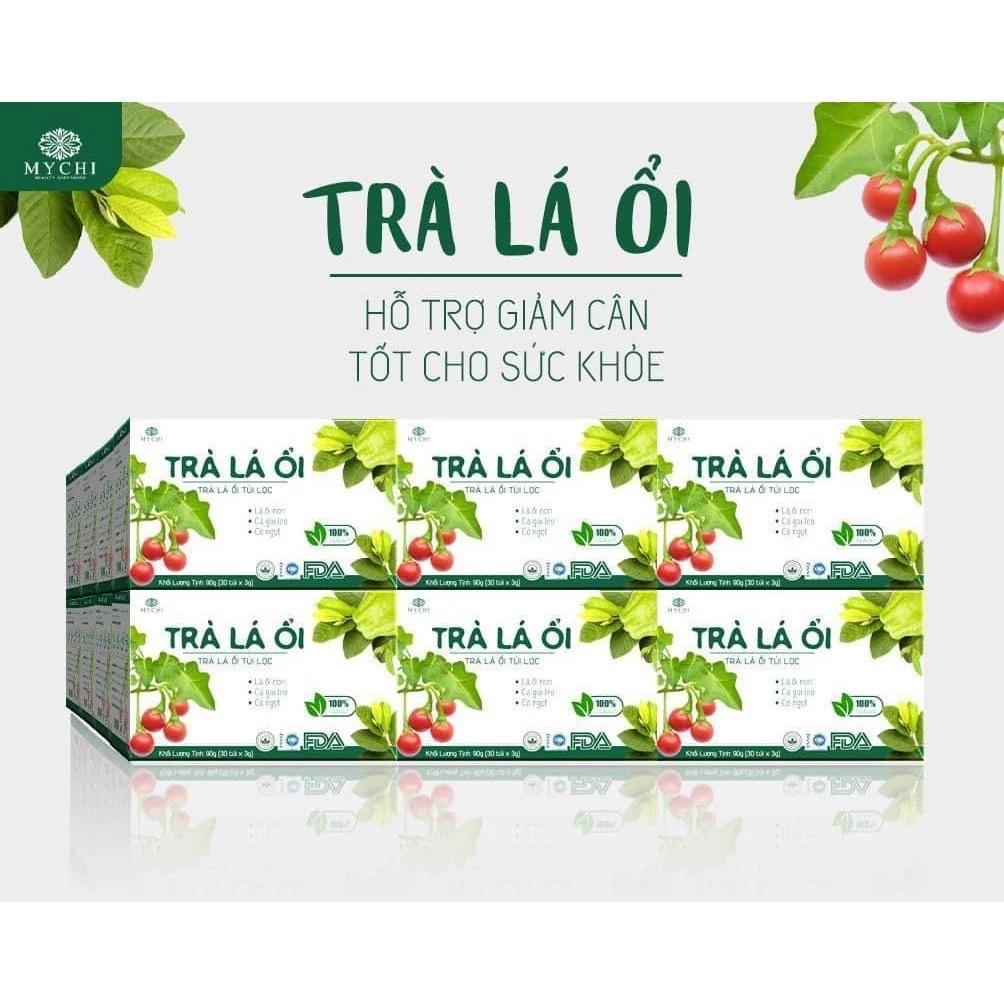 Trà lá ổi túi lọc Mychi - Tan mỡ giảm cân, ngừa tiểu đường