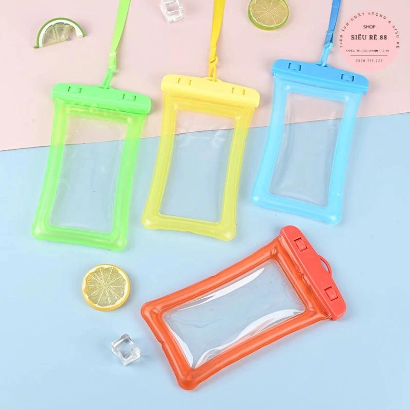 Túi Chống Nước Điện Thoại Viền Phao Kèm Dây Đeo Đi Bơi, Tắm Biển, Đi Mưa Tiện Dụng
