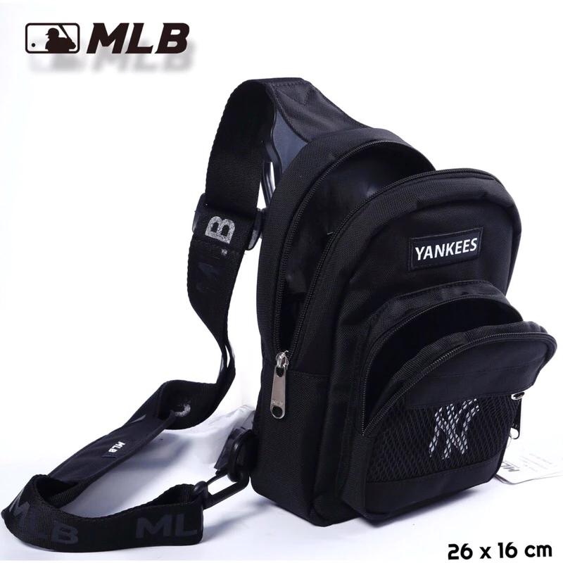 Túi đeo chéo nam nữ MLB NY Yankees thời trang, Túi đeo trước ngực chất vải chống nước tốt đi làm đi chơi