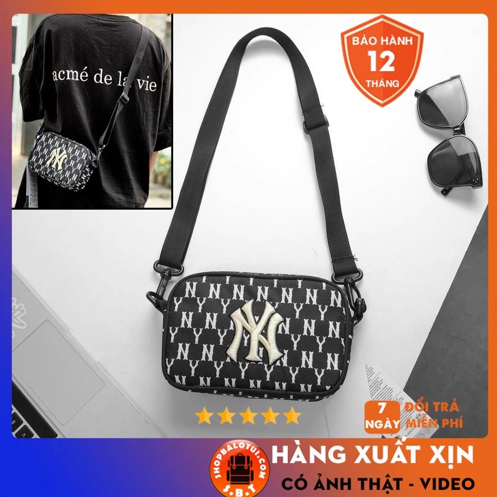 Túi đeo chéo nam nữ NY MLB Monogram unisex mini đeo vai nhiều ngăn chất vải chống nước