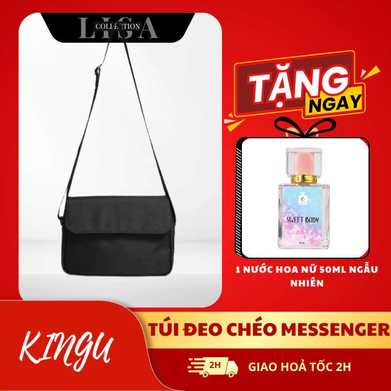 Túi đeo chéo NAM/NỮ MESSENGER Tặng Nước Hoa 30,50ML Nam/Nữ vải Canvas trượt nước đi học, đi làm