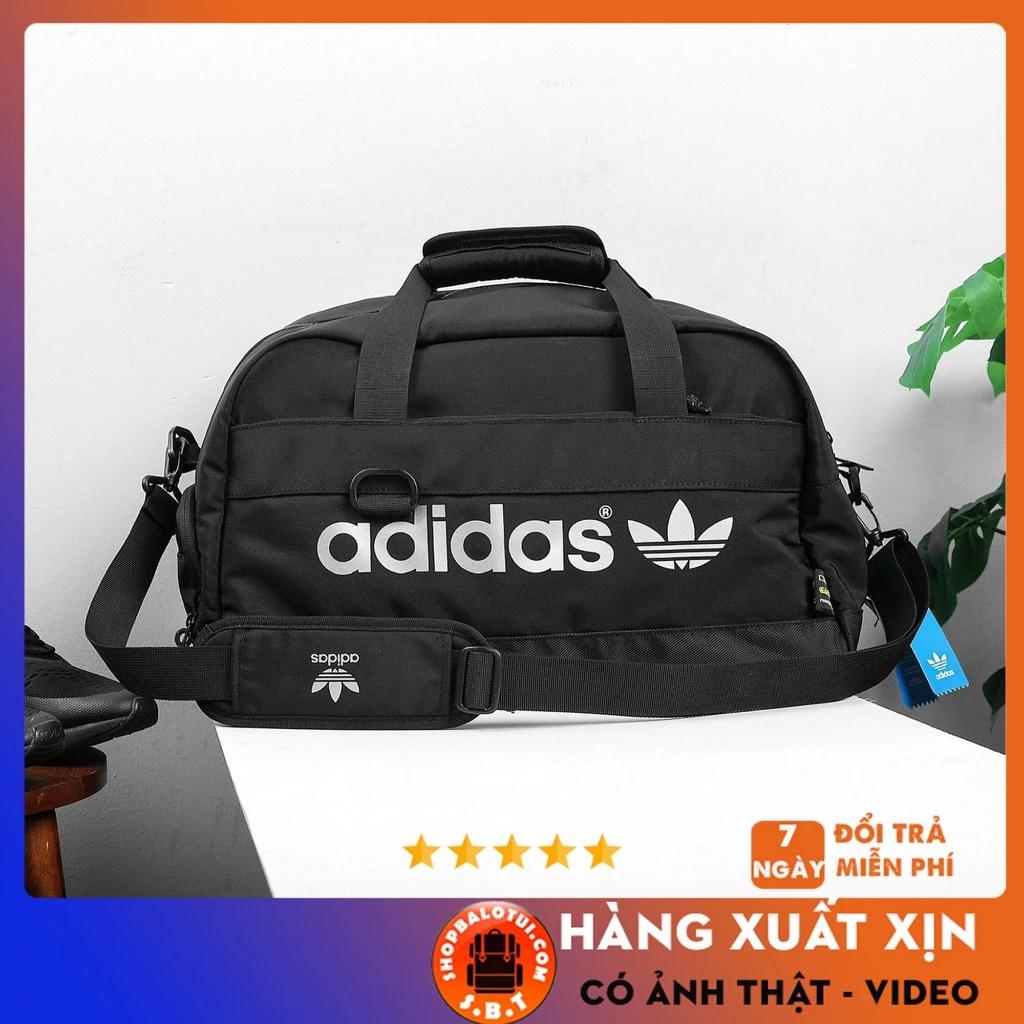 Túi du lịch thể thao Adidas tập gym Travel Bag, Túi trống thể thao nam nữ có ngăn để giày đựng quần áo chống nước tốt