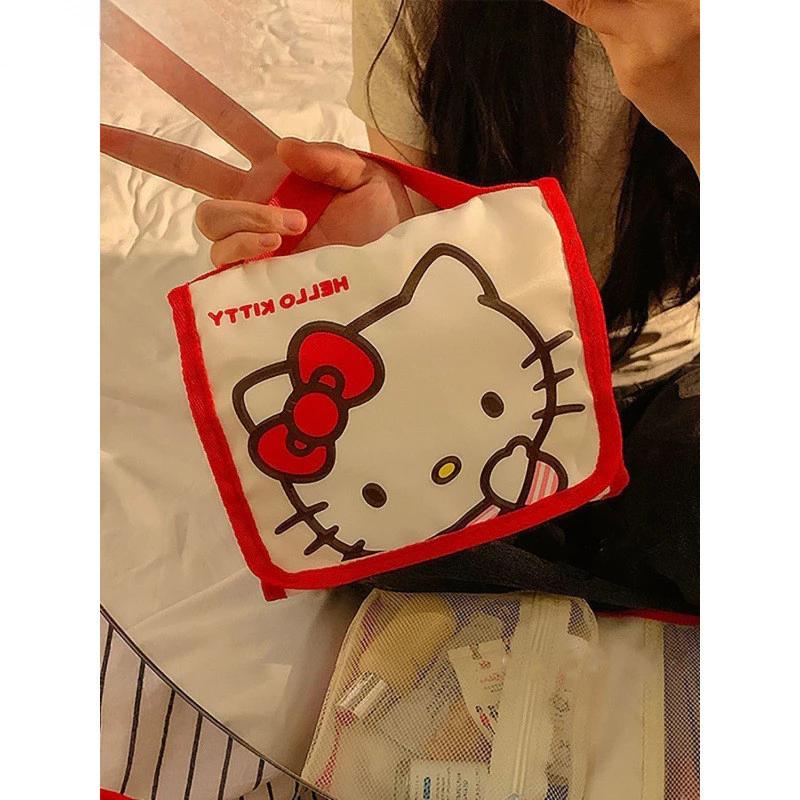 Túi đựng mỹ phẩm chủ đề mèo, Túi đựng đồ đa chức năng dễ thương của Nhật Bản