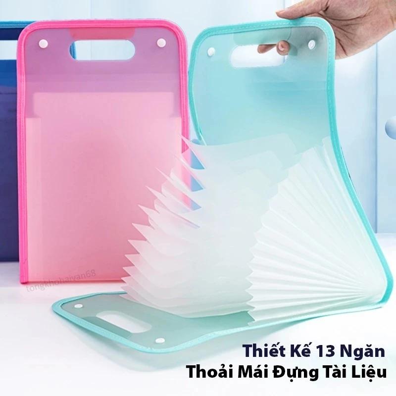 Túi Đựng Tài LIệu, Túi Đựng Hồ Sơ 13 Ngăn Dung Tích Lớn, Thiết Kế Đa Năng Chống Nước Chịu Nhiệt Tốt