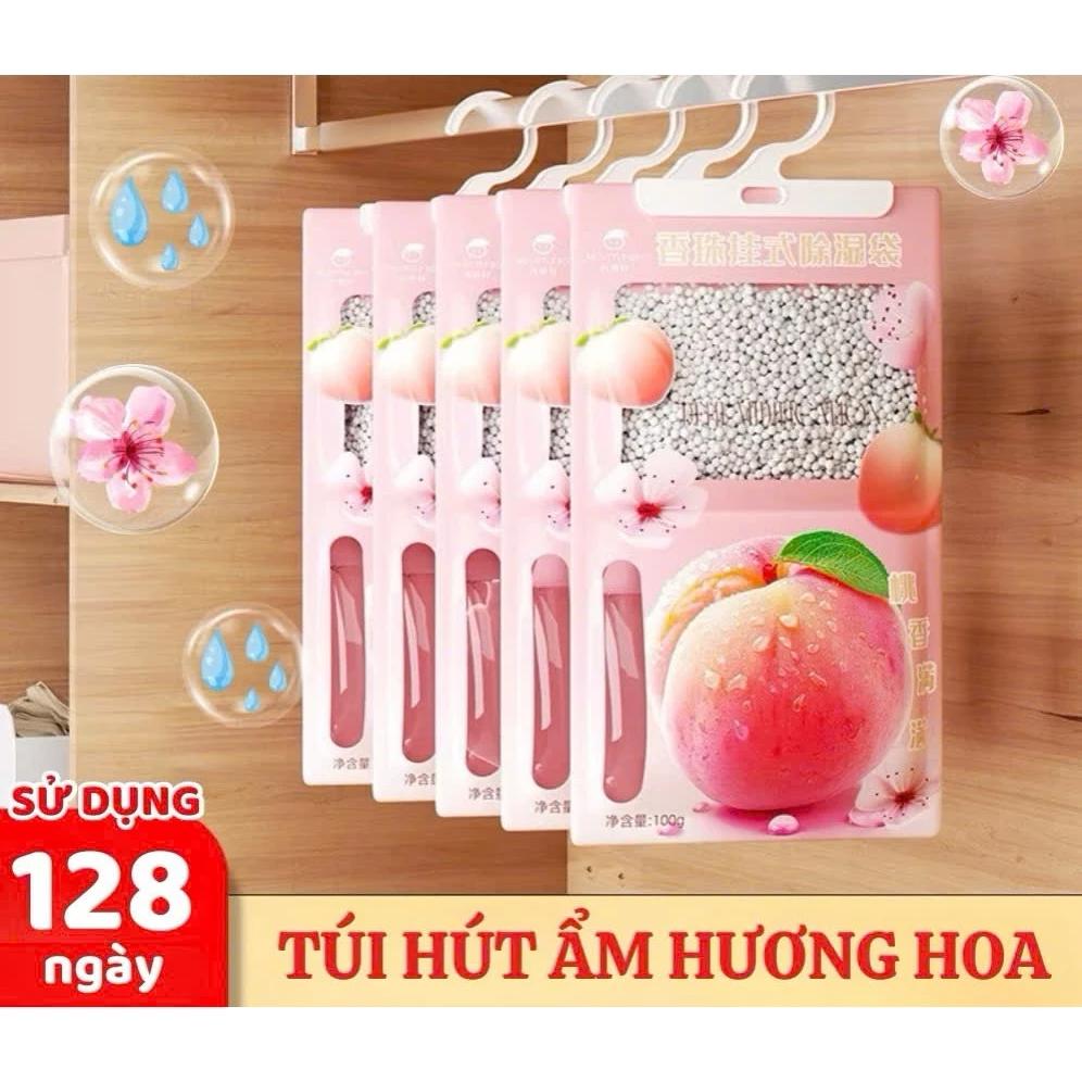 Túi Hút Ẩm Hương Thơm Nước Hoa 2 Ngăn Siêu Thấm Hút - Túi Thơm Để Tủ Quần Áo, Tủ Giày Chống Ẩm Mốc