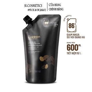 [Túi Refill] Tẩy Da Chết Toàn Thân Cocoon Sạch Da Dak Lak Coffee Body Polish 600ml
