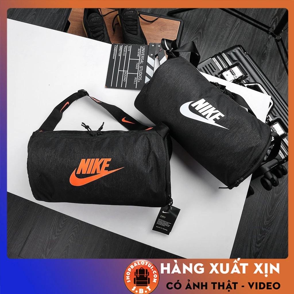 Túi thể thao tập gym có ngăn để giày, Túi trống tròn đeo chéo chất vải chống nước tốt NK0412