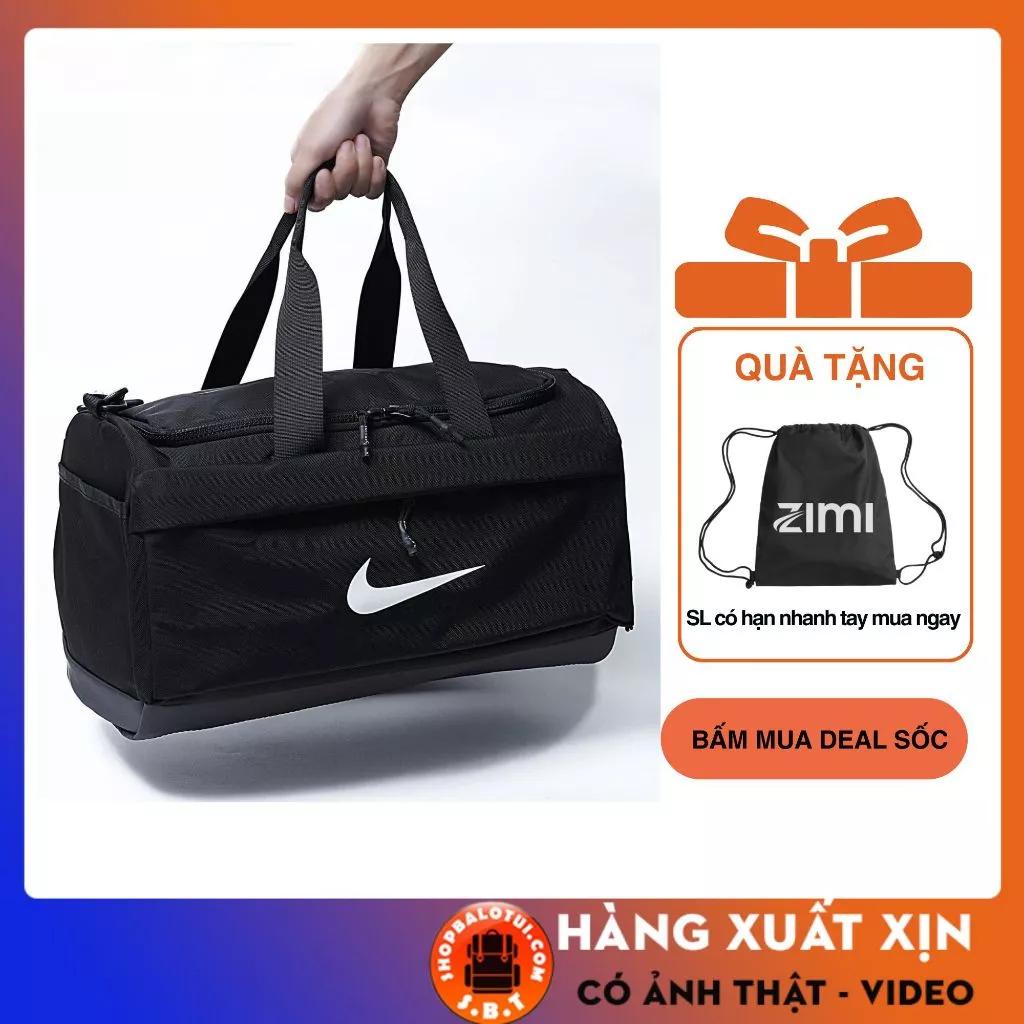 Túi trống thể thao du lịch nam nữ tròn đựng đồ tập gym có ngăn đựng giày đi đá bóng banh thời trang chất vải chống nước