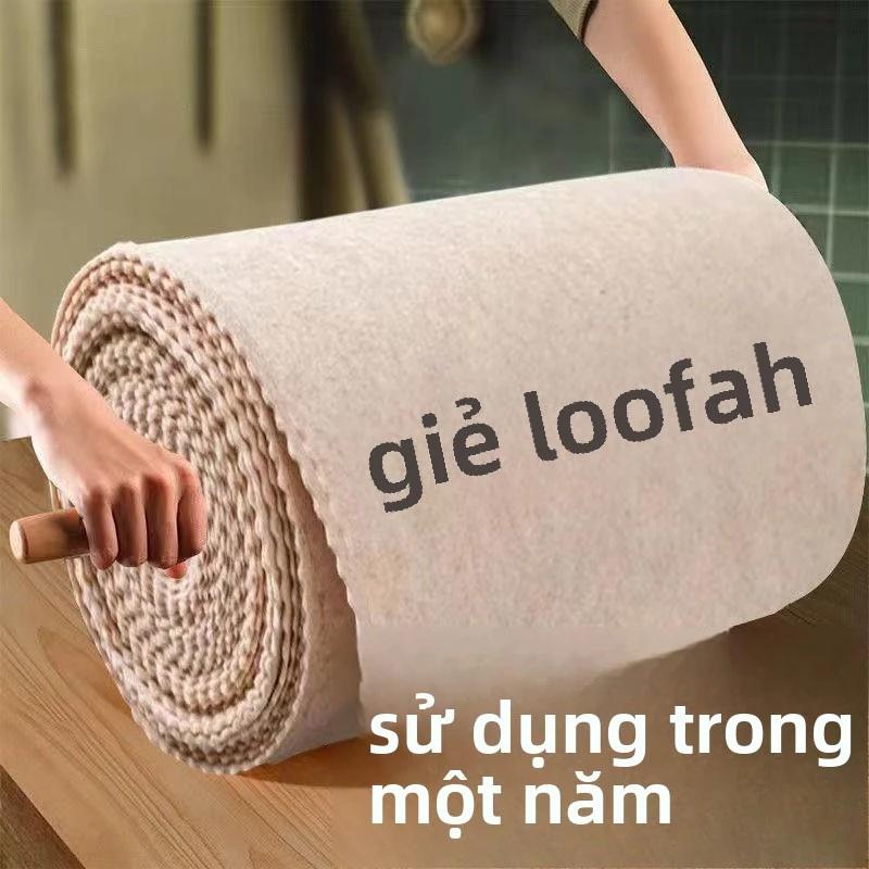 Vải lau xơ mướp dễ vệ sinh, không xơ vải