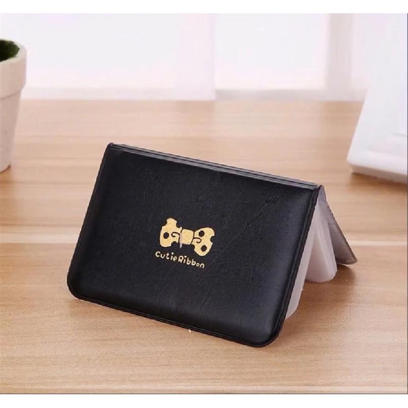 Ví đựng thẻ giấy tờ màu đen tiện dụng