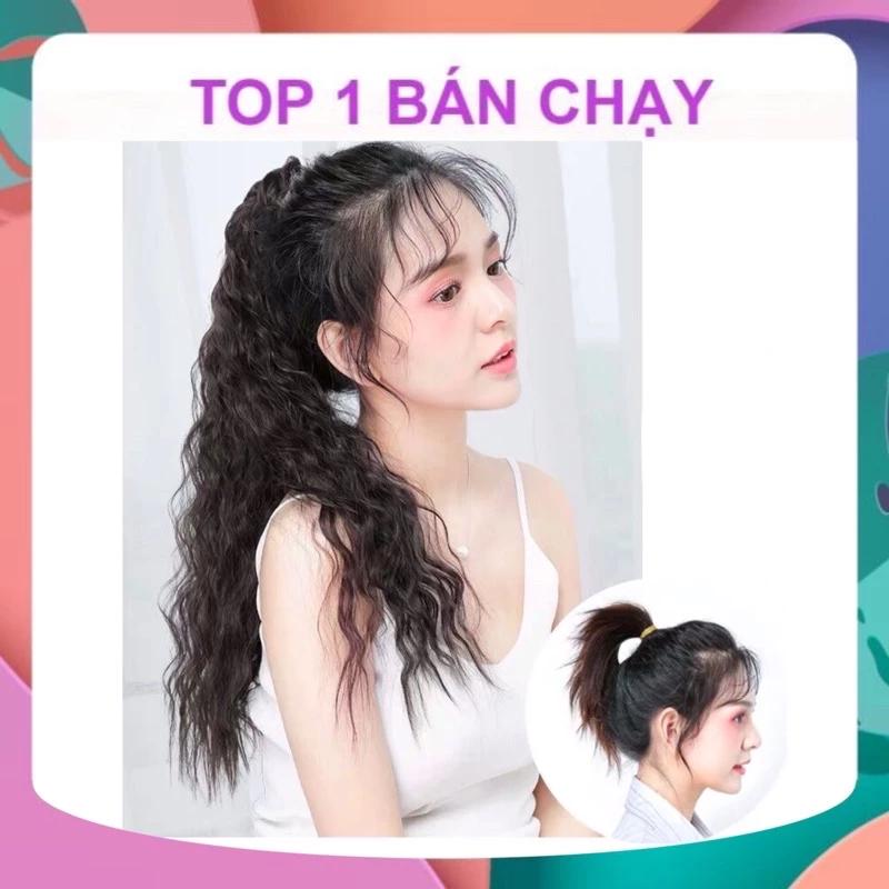 [VIDEO + HÌNH THẬT] CỘT TÓC DẬP XÙ XINH NHƯ CÔNG CHÚA DÀI 60CM