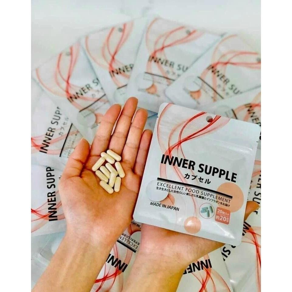 Viên uống cân bằng nội tiết tố nữ Inner Supple Hayari gói 20 viên