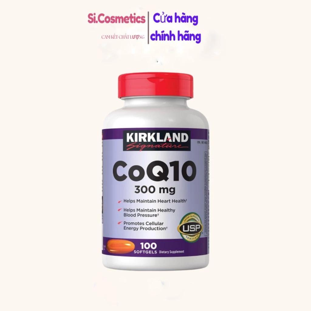Viên uống coq10 300mg kirkland signature hỗ trợ sức khỏe tim mạch hộp 100 viên quatangme
