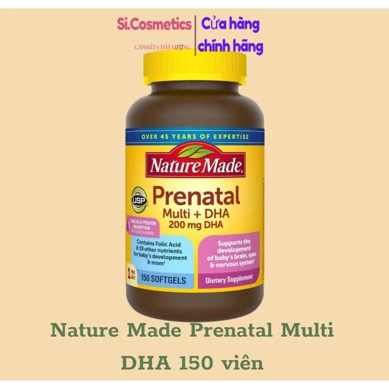 Viên uống Nature Made Prenatal Multi DHA 150 viên