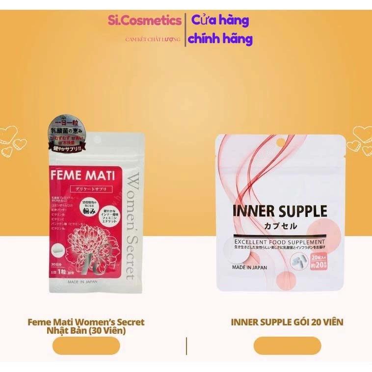 Viên Uống Phụ Khoa Feme Mati x Inner Supple Nhật Bản