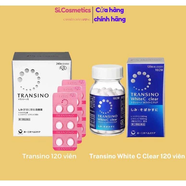 Viên uống trắng da Transino White C Clear Nhật 120 - 240 viên