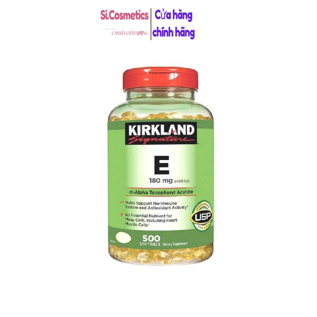 Viên uống Vitamin E 400 IU Kirkland Mỹ 500 viên