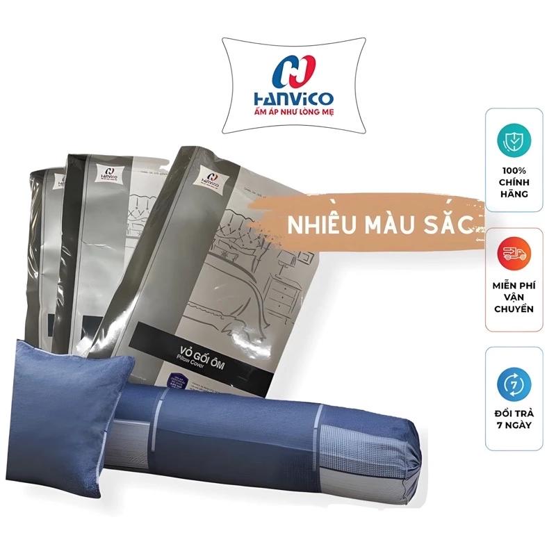 Vỏ gối ôm 80x100cm Hanvico khóa kéo cao cấp
