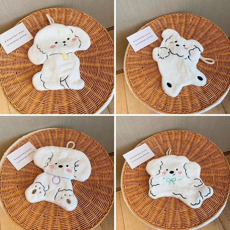 Wink Dog Trẻ Em Khăn Tay Mềm Lông Thấm Hút Treo Khăn Tay Phòng Tắm Supplians