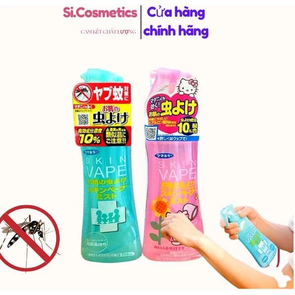 Xịt chống muỗi Skin Vape Hello Kitty 200ml Nhật
