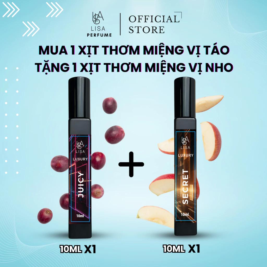 xịt miệng lisaperfume chính hãng. mua 1 tặng 1 giá rẻ, an toàn, sạch khoan miệng, thơm mát.