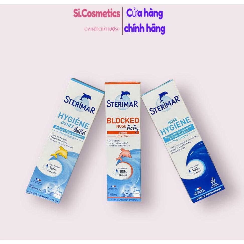 Xịt muối mũi cá heo vàng và cam Sterimar, Pháp (100ml)
