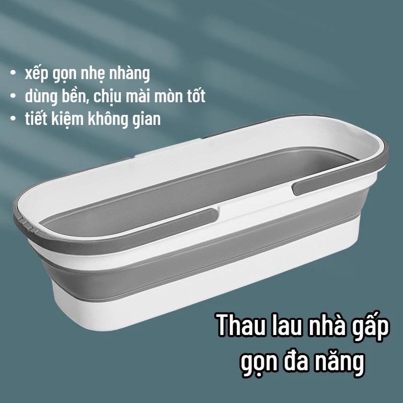 Xô nước gấp gọn - xô đa năng vệ sinh nhà cửa xô giặt lau nhà lau rửa xe ô tô xe máy